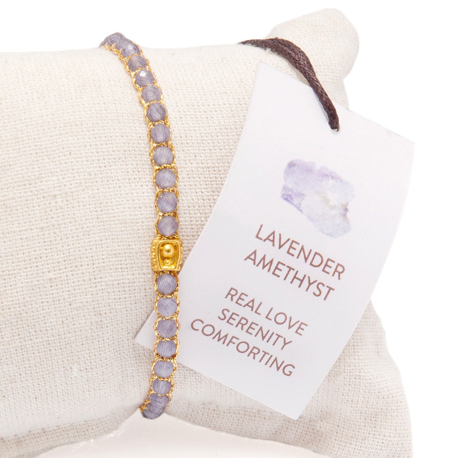 Hellviolett - Jewelry Armband Lavendel Amethyst Armband | Gold | Light Purple