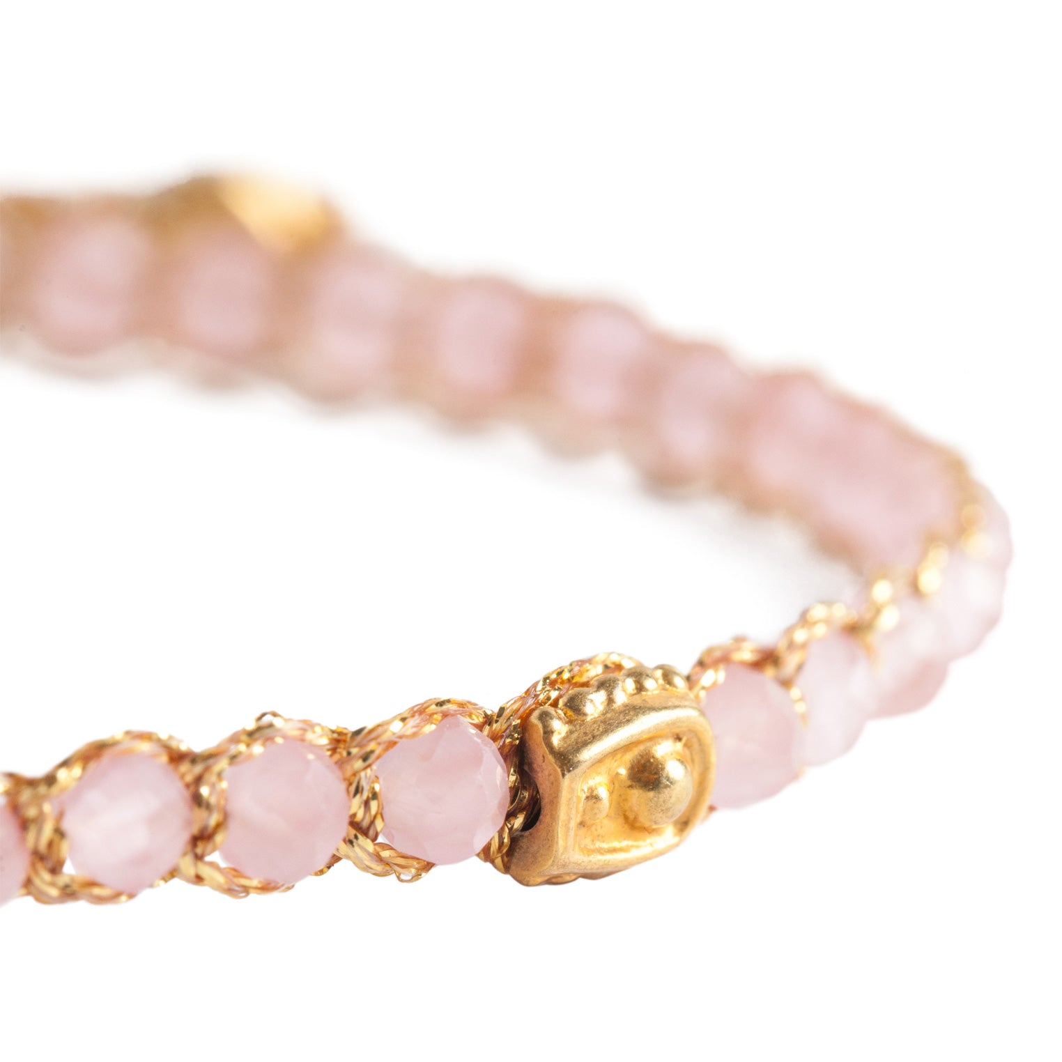 Pink - Jewelry Armband Rosa Tourmalin Armband aus Mosambik | Gold | Pink