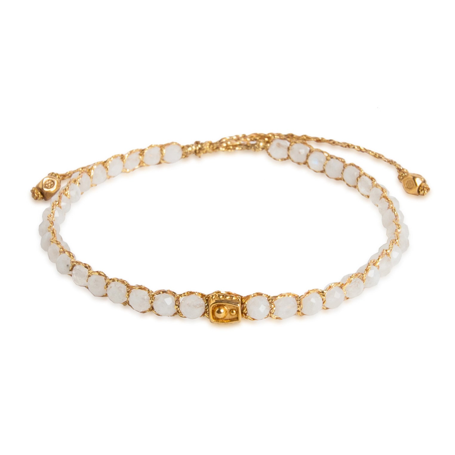 Weiß - Jewelry Armband Mondstein Armband | Gold | White