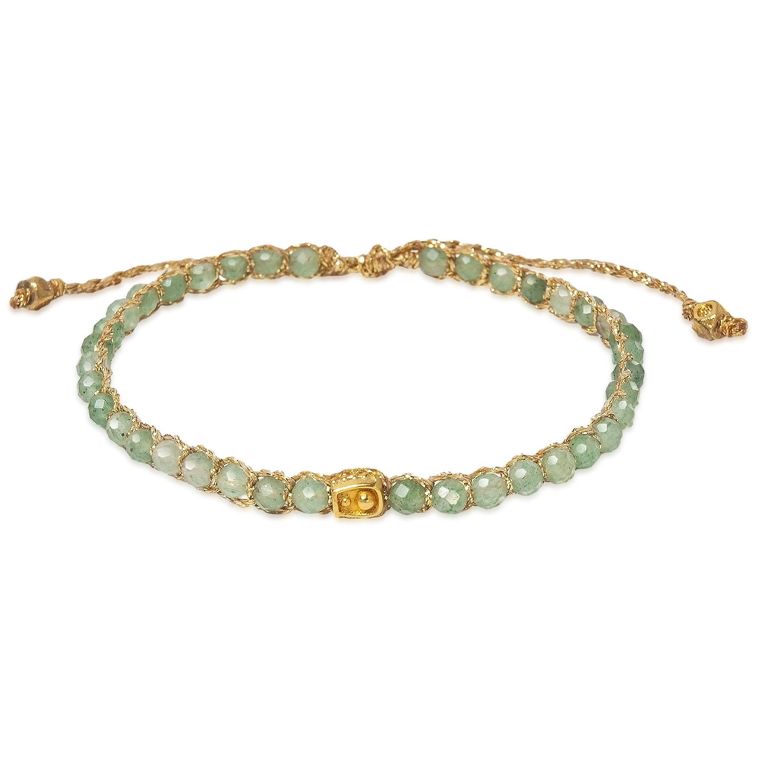 Grün - Jewelry Armband Grünes Jade-Armband | Gold | Green