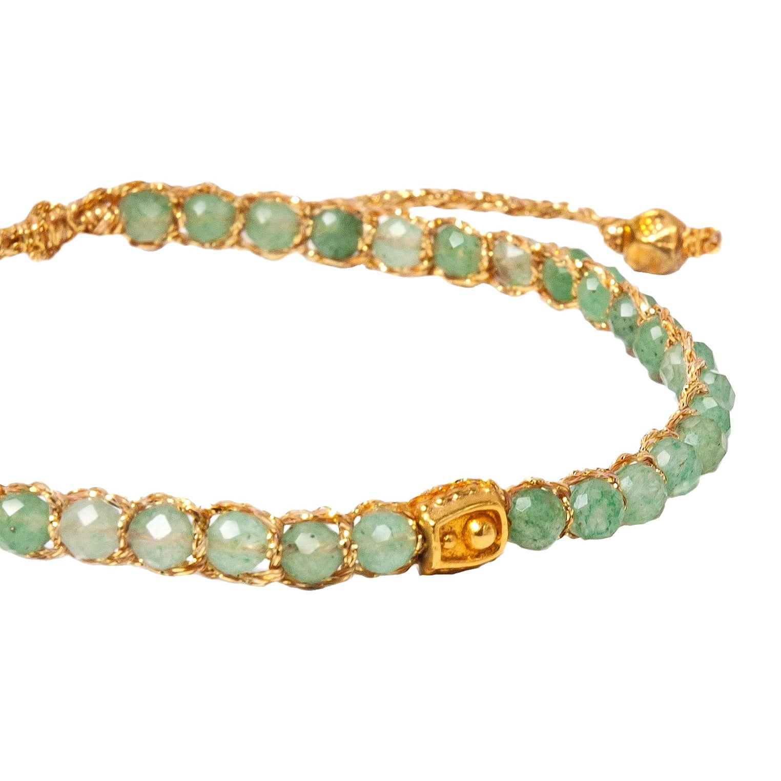 Grün - Jewelry Armband Grünes Jade-Armband | Gold | Green