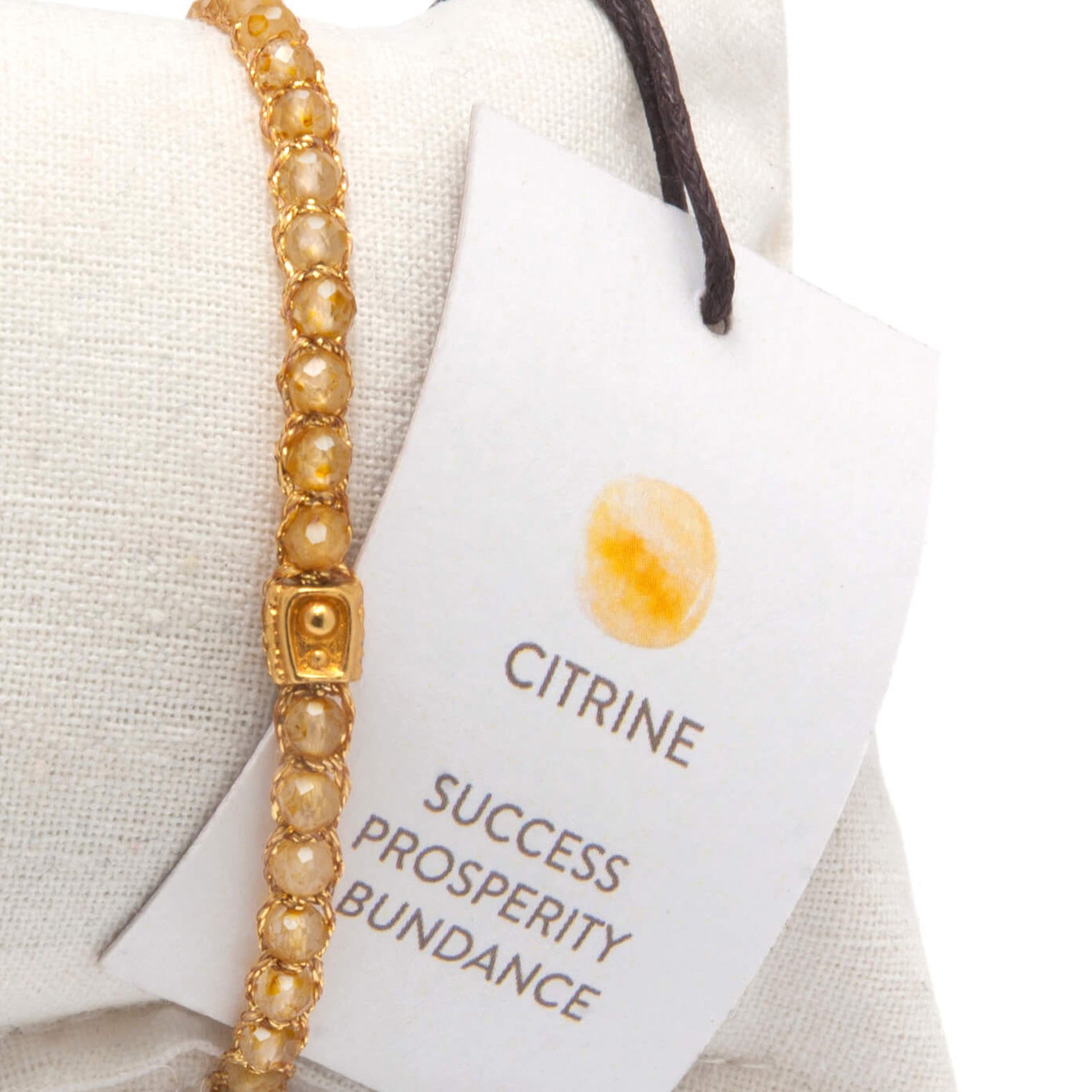 Gelb - Jewelry Armband Citrin Armband | Gold | Yellow