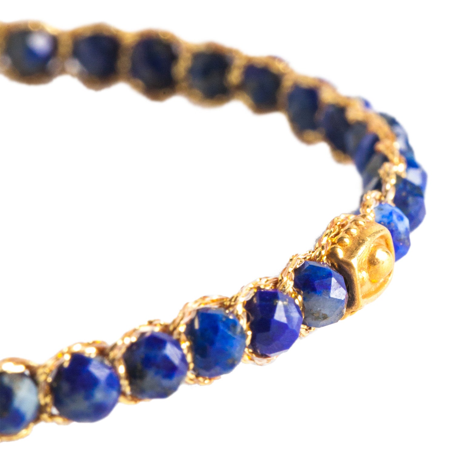 Dunkelblau - Jewelry Armband Lapis Lazuli Armband| Gold | Dark Blue