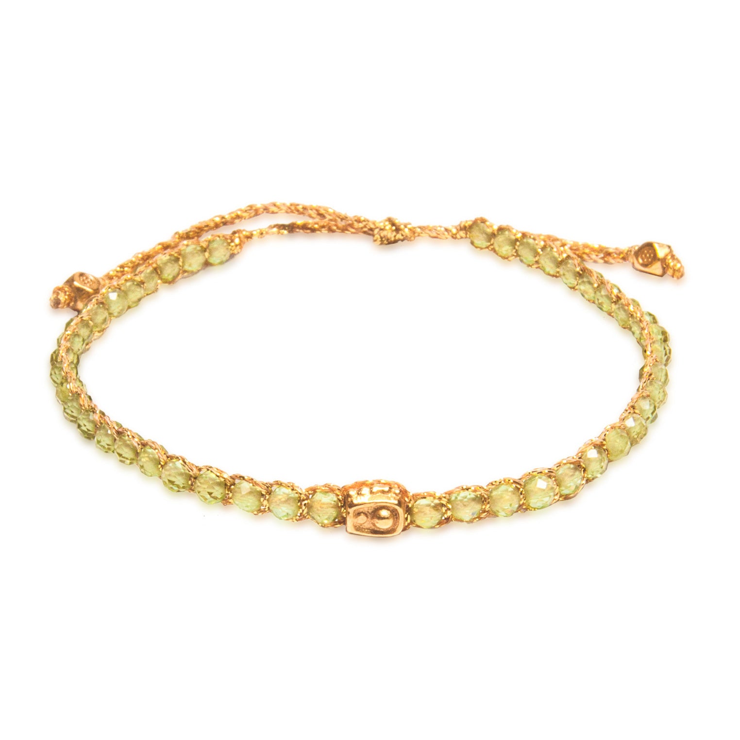 Hellgrün - Jewelry Armband Peridot Armband | Gold | Light Green