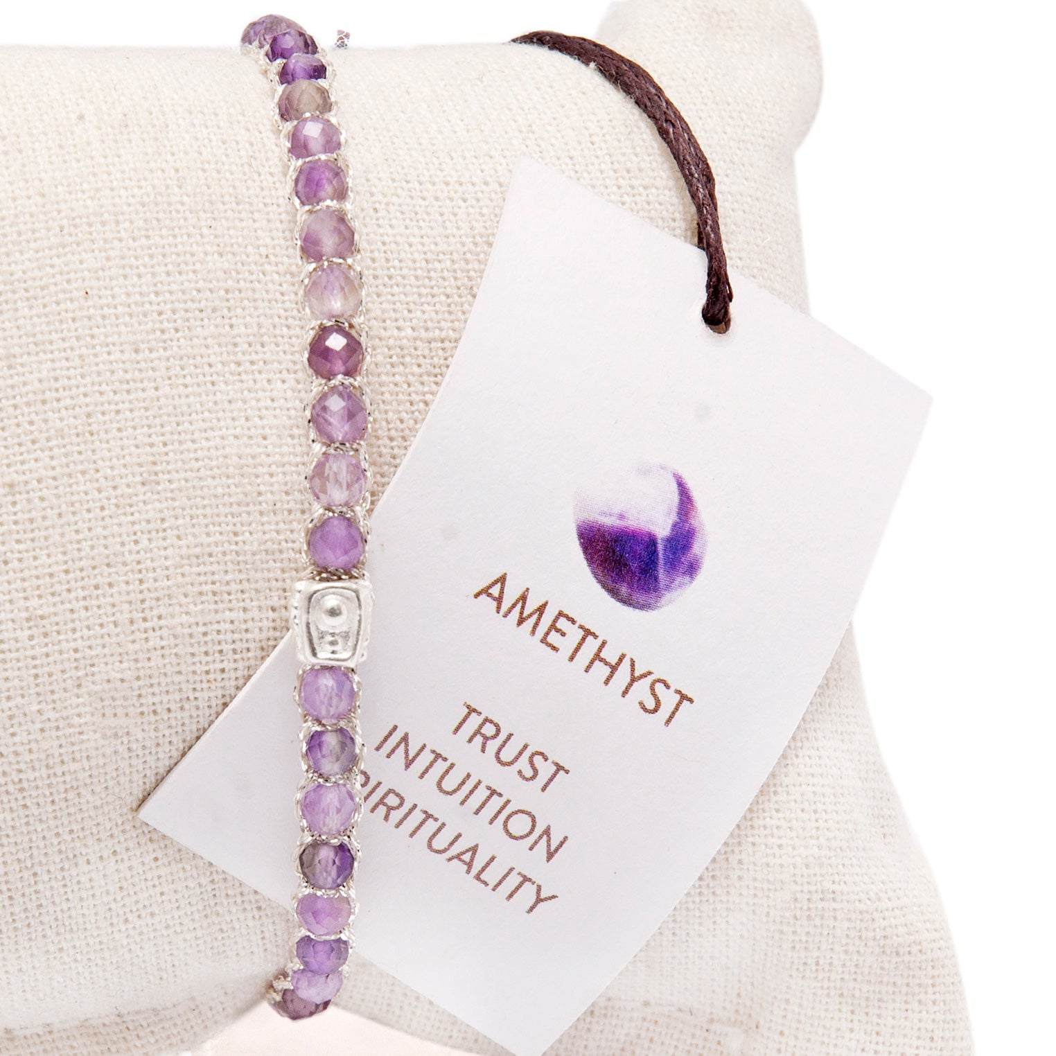 Lila - Jewelry Armband Amethyst Armband | Silber | Purple