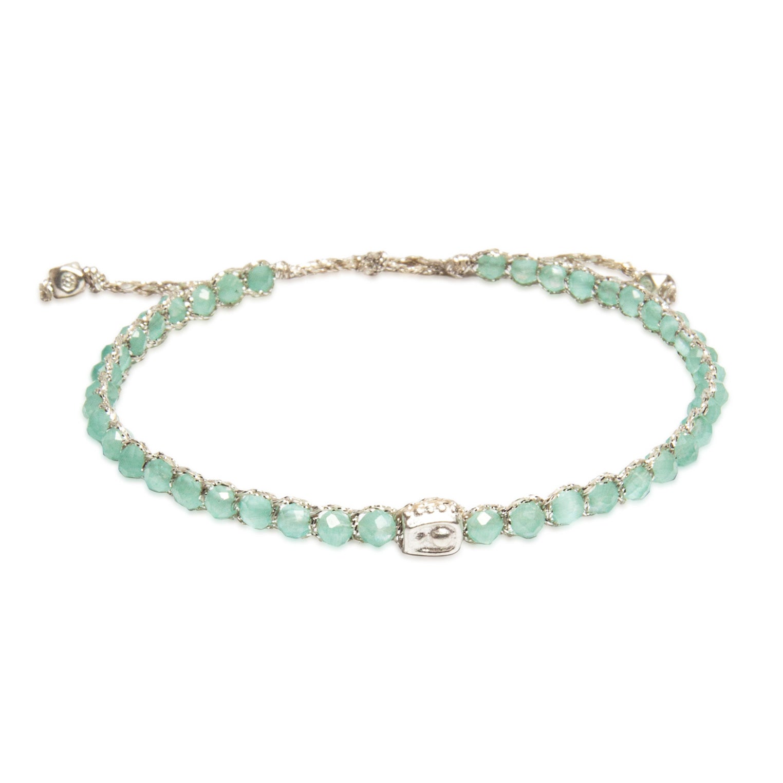 Hellblau - Jewelry Armband Chalcedon Armband | Silber | Light Blue