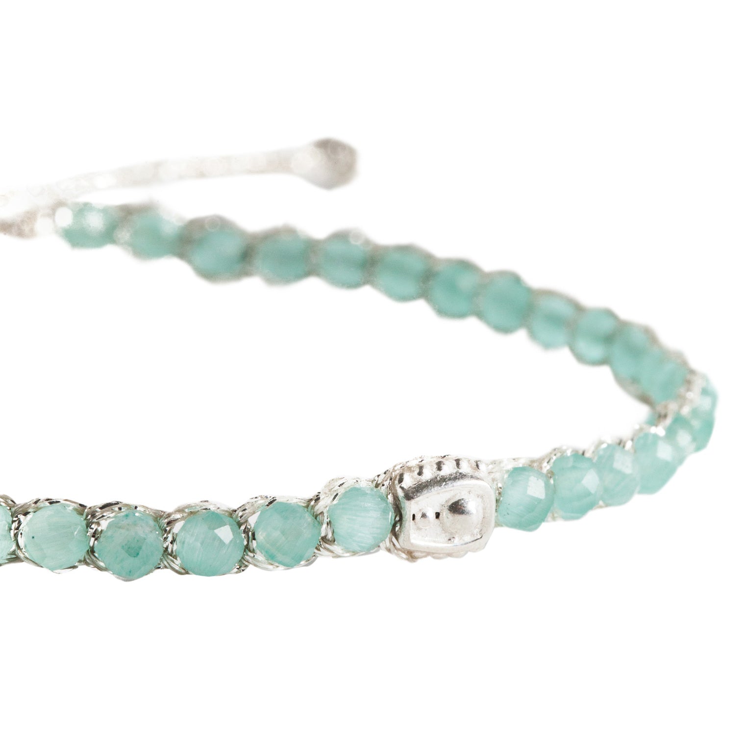 Hellblau - Jewelry Armband Chalcedon Armband | Silber | Light Blue