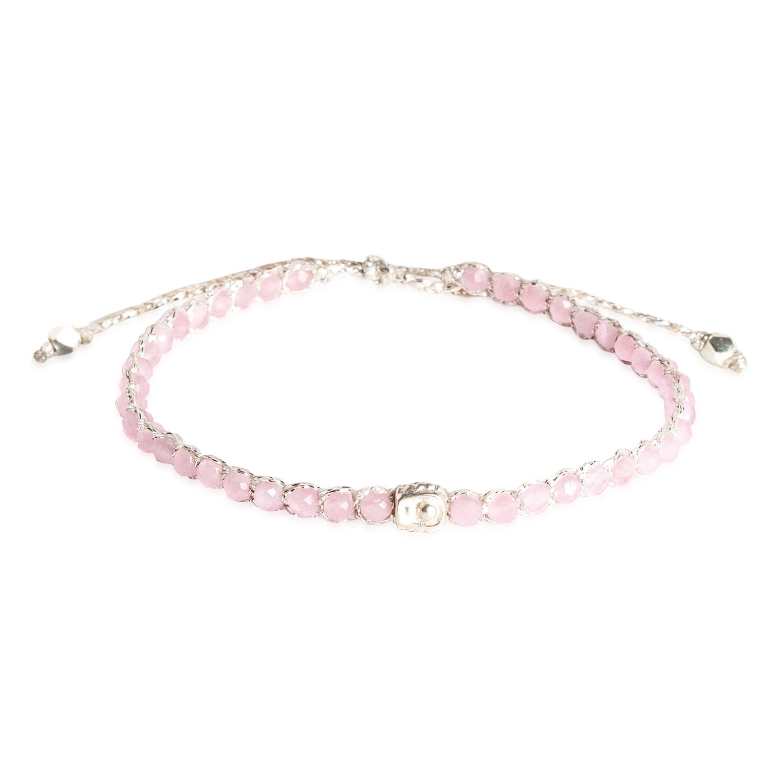 Pink - Jewelry Armband Rosa Tourmalin Armband aus Mosambik | Silber | Pink