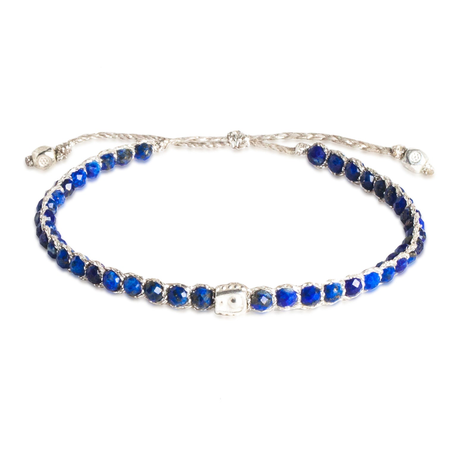 Dunkelblau - Jewelry Armband Lapis Lazuli Armband | Silber | Dark Blue