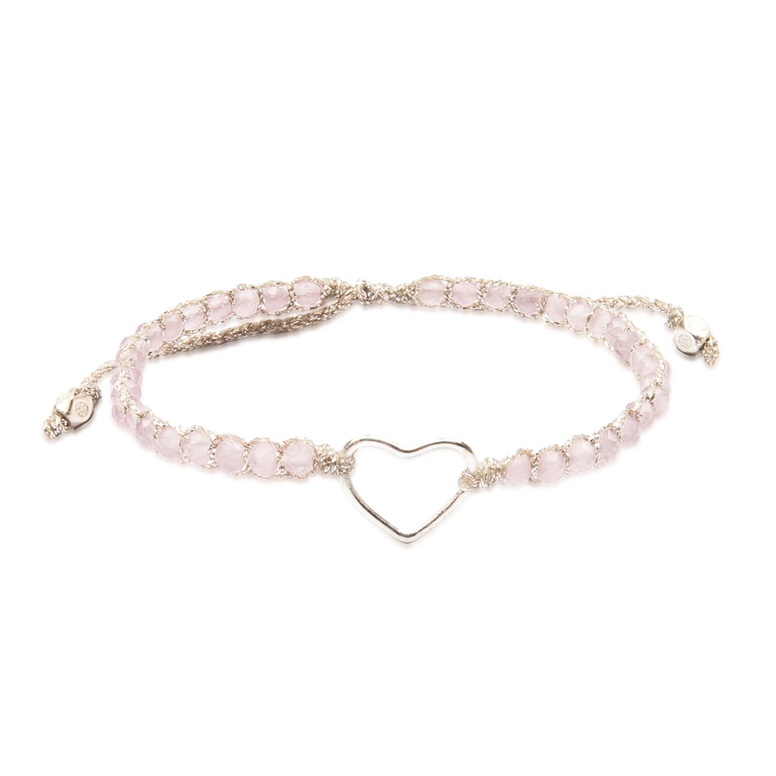 Pink - Jewelry Armband Herz-Armband rosa Turmalin aus Mosambik | Silber | Pink