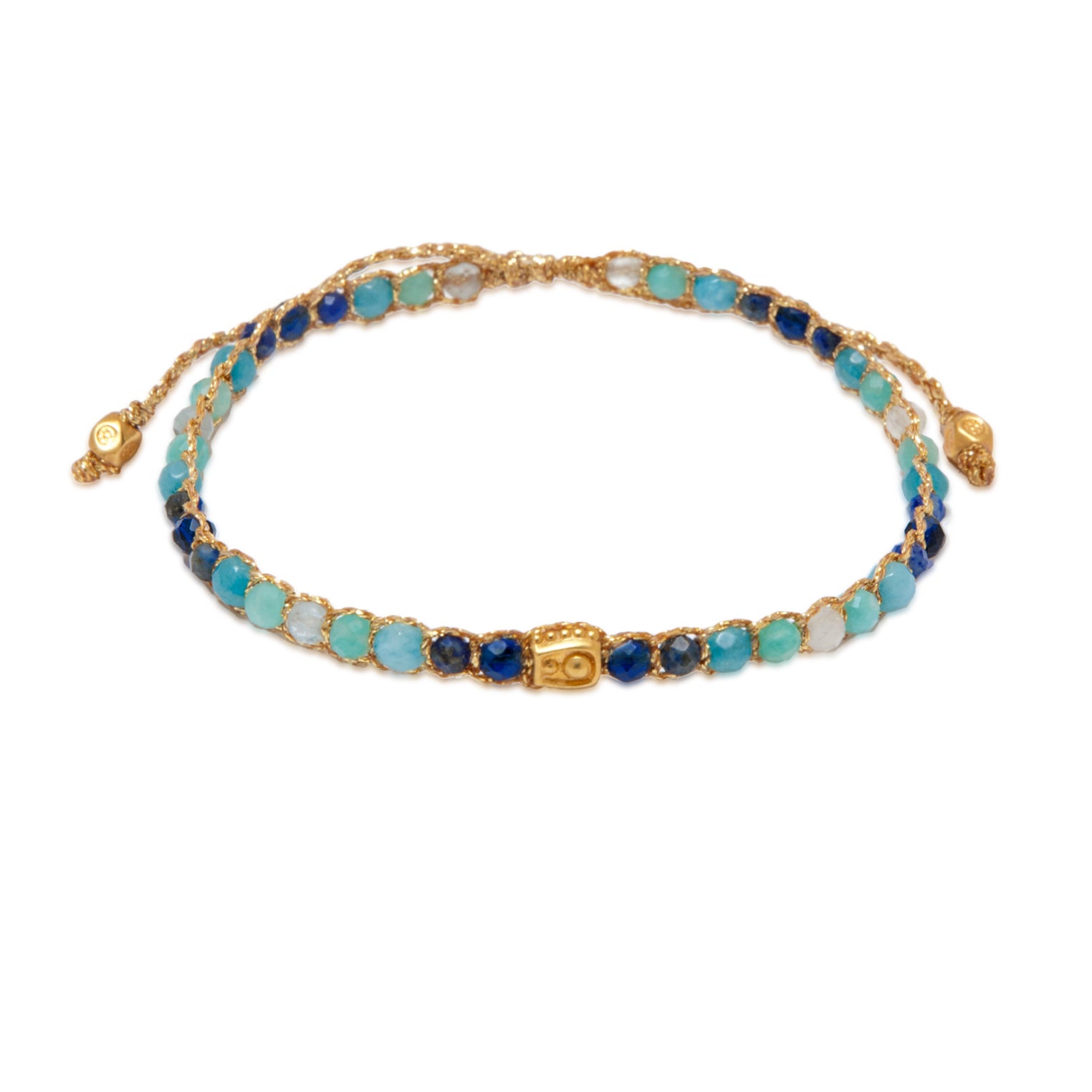 Blau - Jewelry Armband Ombre Blue River Armband | Gold | Blue