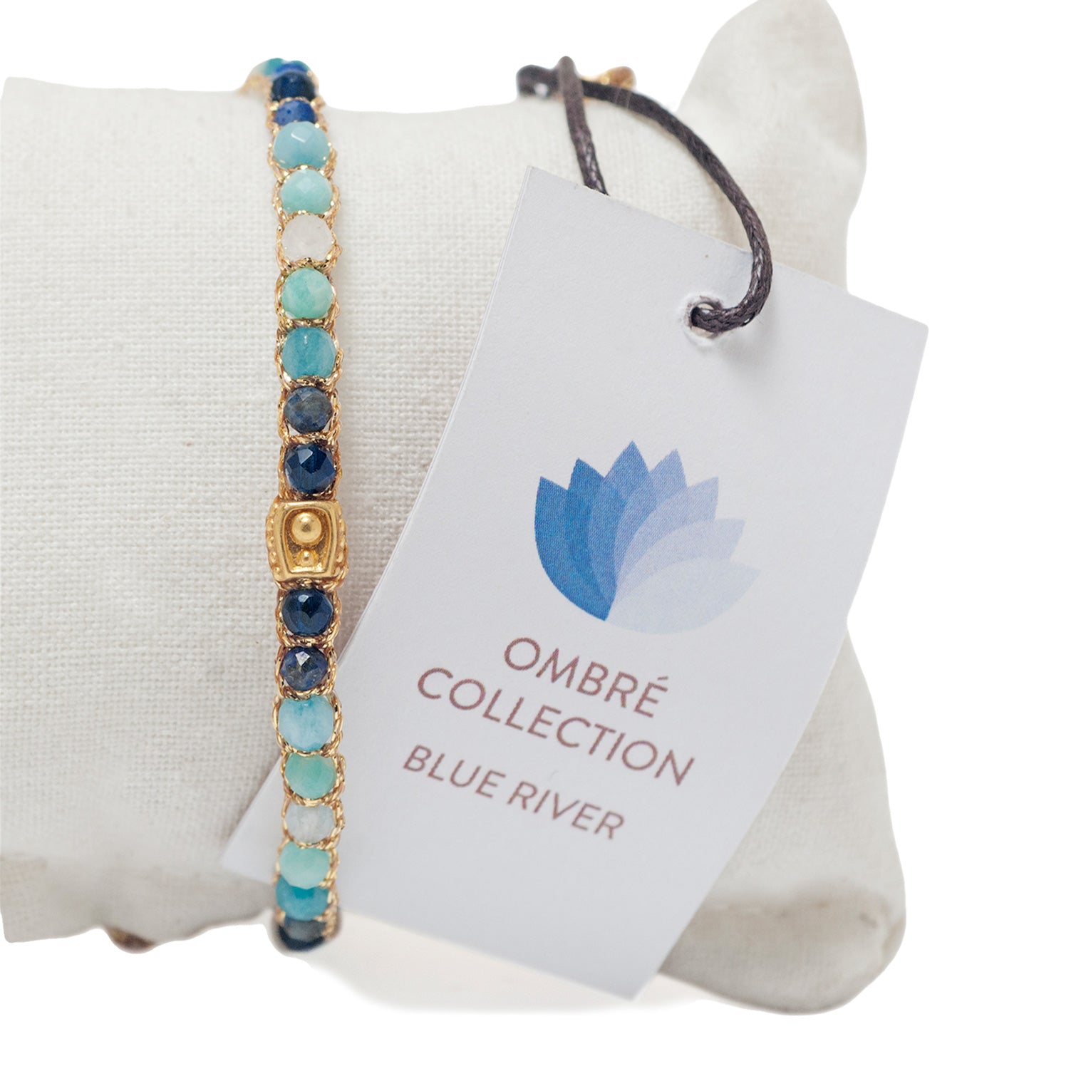 Blau - Jewelry Armband Ombre Blue River Armband | Gold | Blue