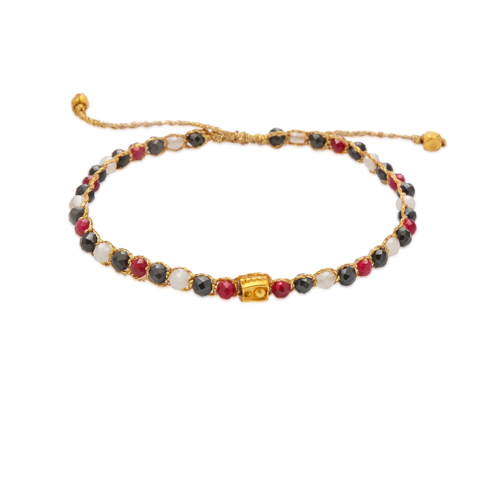 Bunt - Jewelry Armband Tridatu Bracelet | Gold | Colored