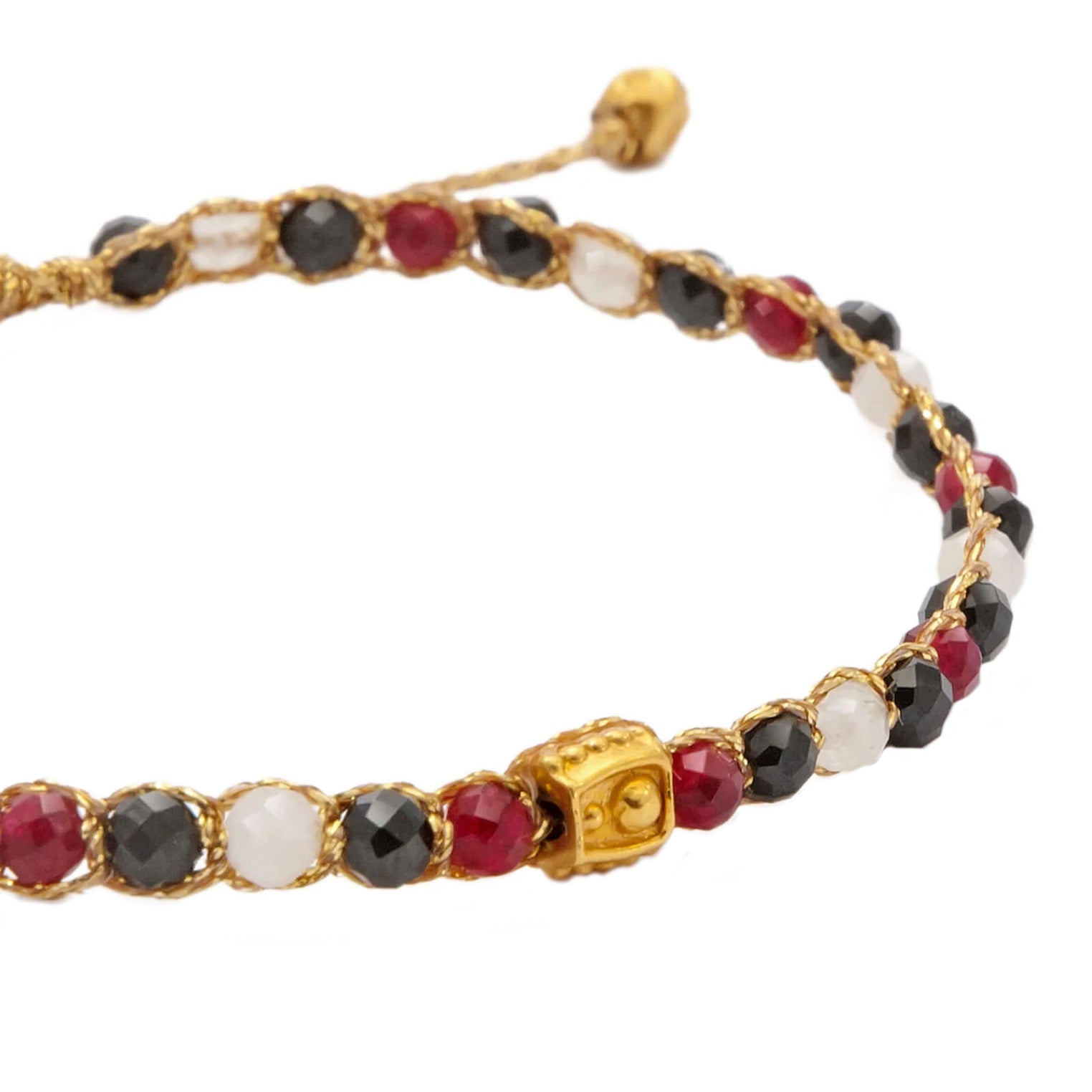 Bunt - Jewelry Armband Tridatu Bracelet | Gold | Colored