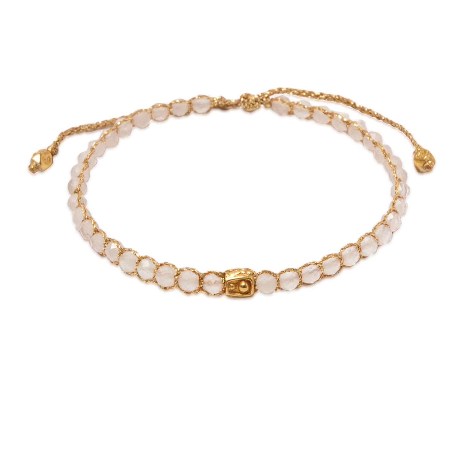 Rosa - Jewelry Armband Rosenquarz Armband | Gold | Rose