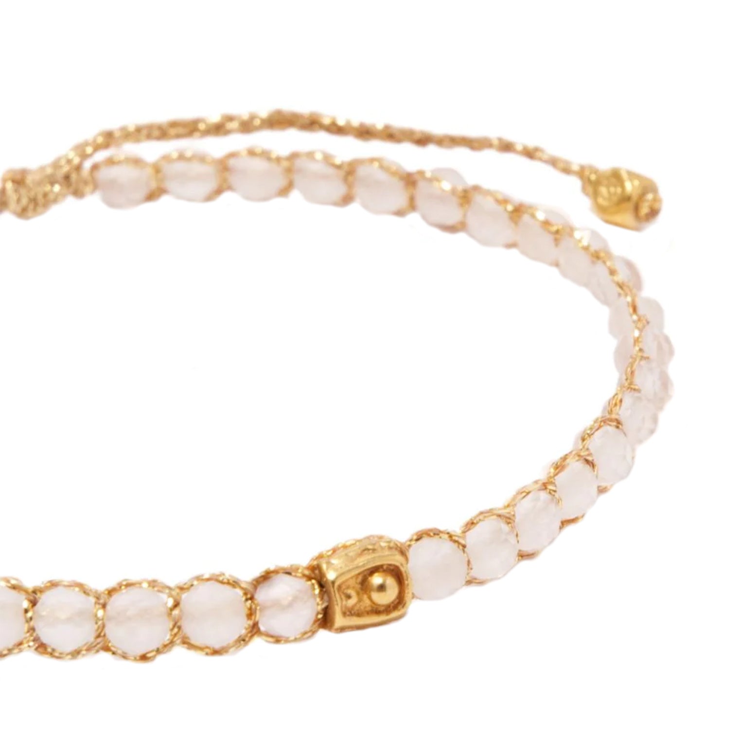 Rosa - Jewelry Armband Rosenquarz Armband | Gold | Rose