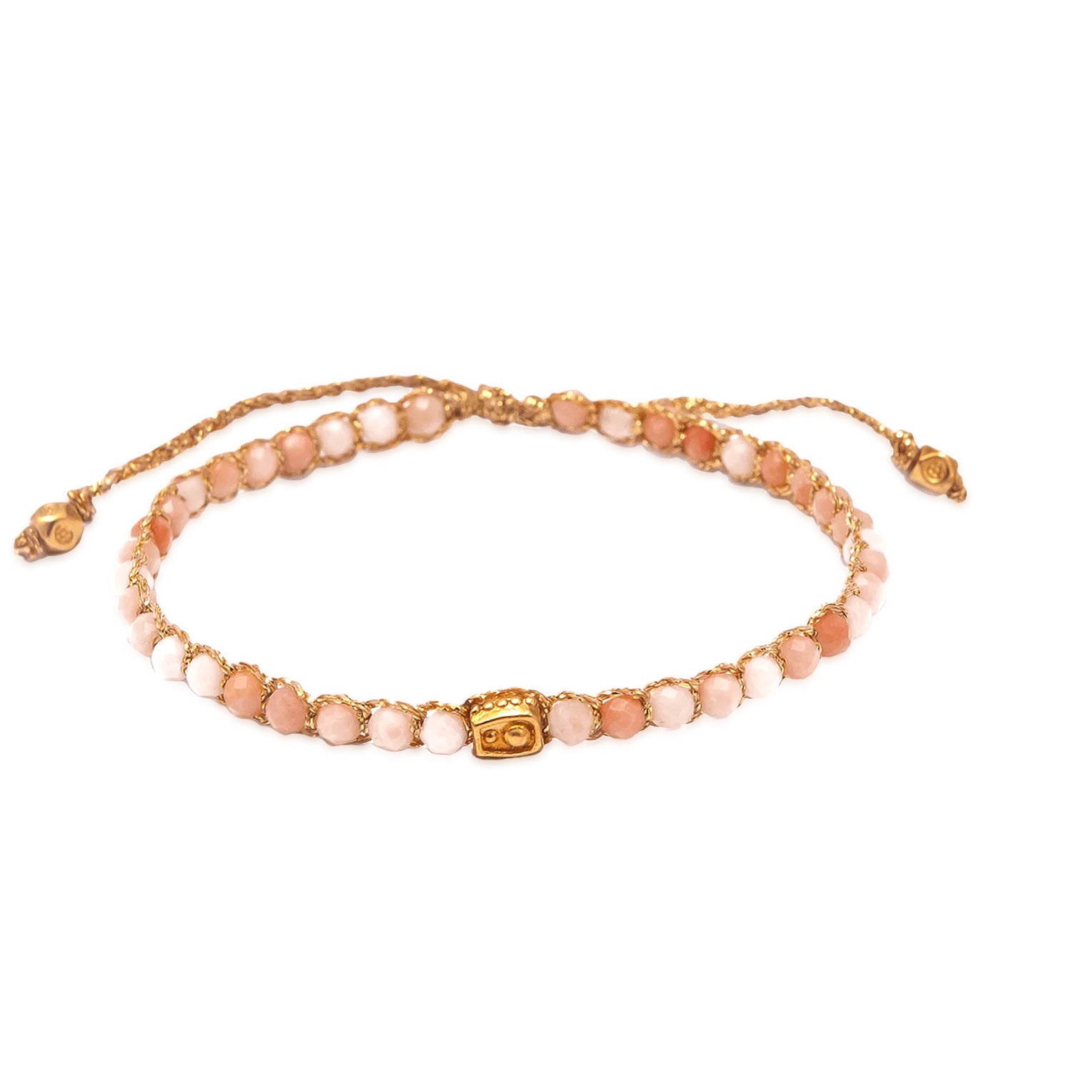 Pink - Jewelry Armband Pink Aventurin Armband | Gold | Pink